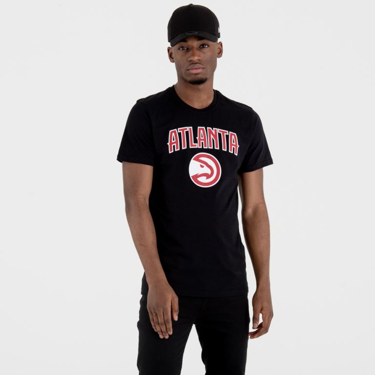 Ropa New Era Nba Negros - Atlanta Hawks Team Logo 29053HSEF